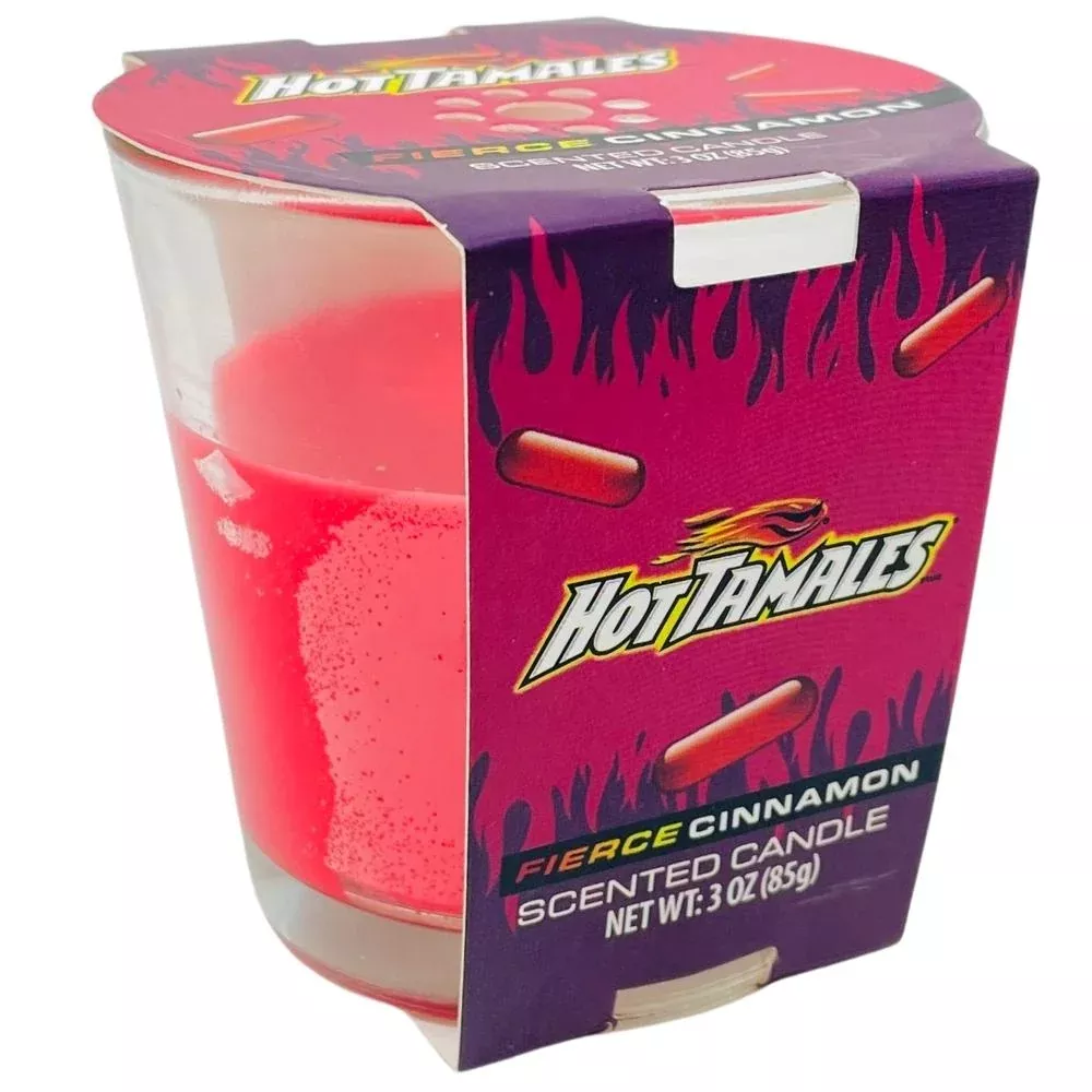 Hot Tamales Fierce Cinnamon Scented Candle - 3oz.