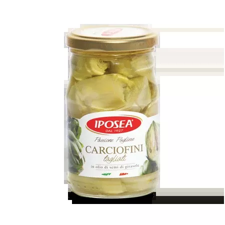 Iposea Quartered Artichokes in oil, 10.23 oz | 290g