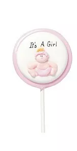 It's A Girl Lollipals 24 Count