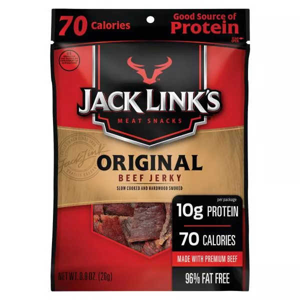 Jack Link's Original Beef Jerky 0.9 Ounce Size - 48 Per Case