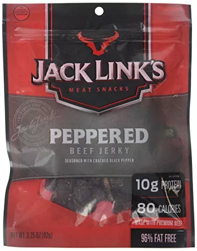 Jack Links Link Jerky Pepper 3.25 oz Single Bag