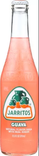 Jarritos Guava Soda 12.5 Oz Glass Bottle Pack Of 6