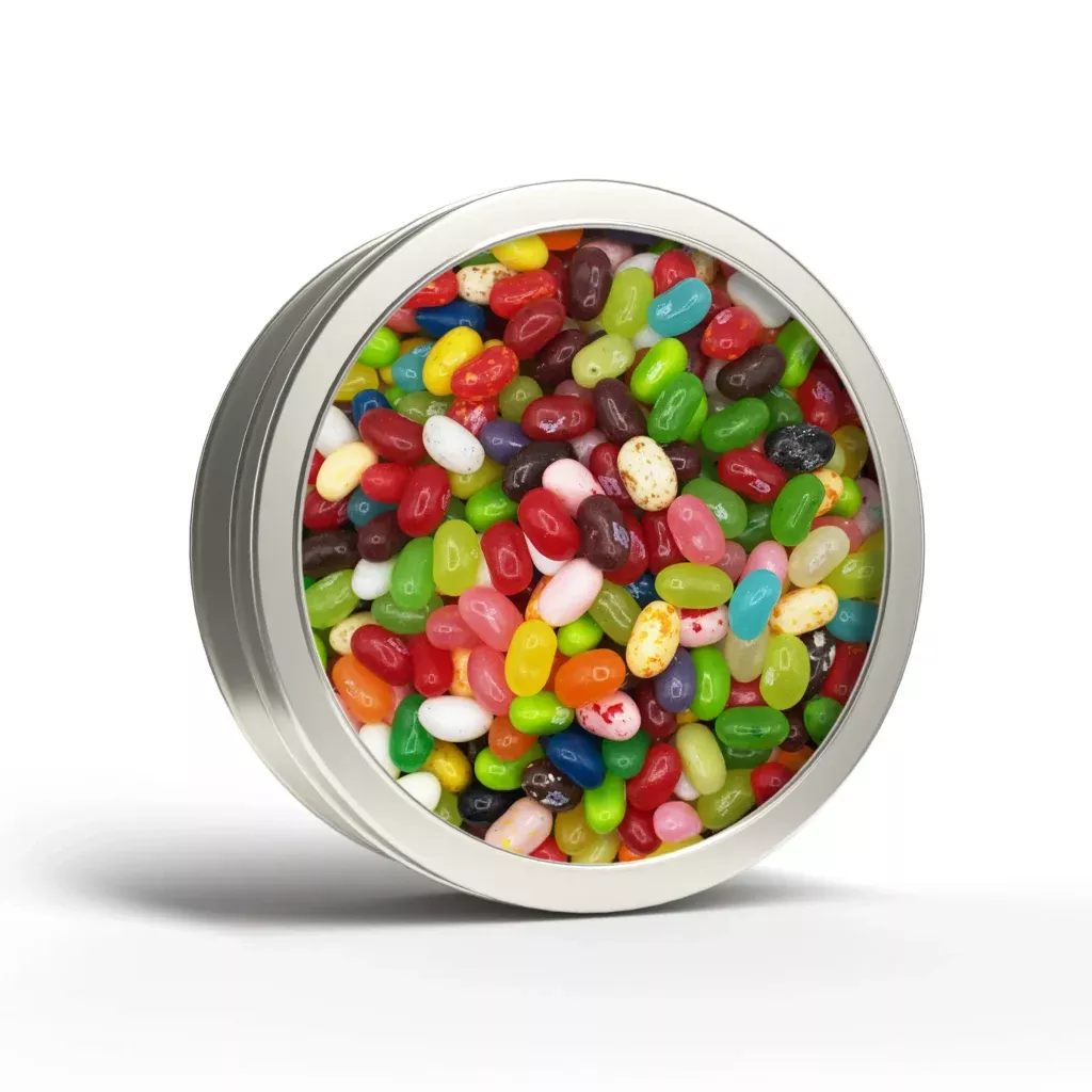 Jelly Belly 49 Flavor (Jelly Beans) Round Tin