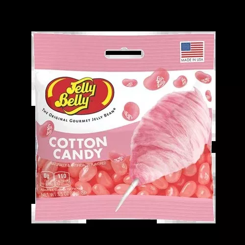 Jelly Belly Cotton Candy Jelly Beans 3.5 oz. Bag