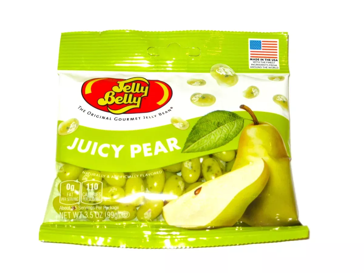 Jelly Belly Jelly Beans Juicy Pear 3.5oz bag