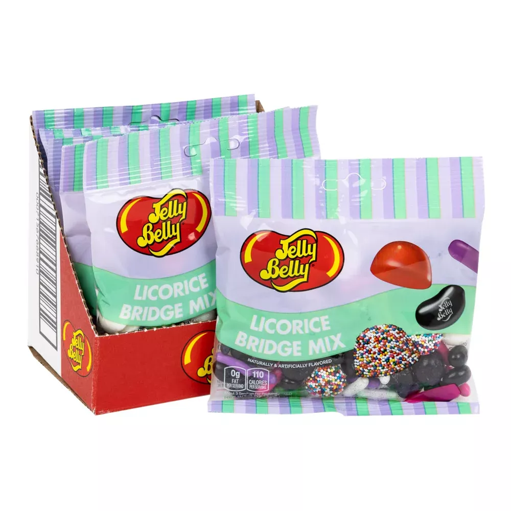 Jelly Belly Licorice Bridge Mix - 12ct