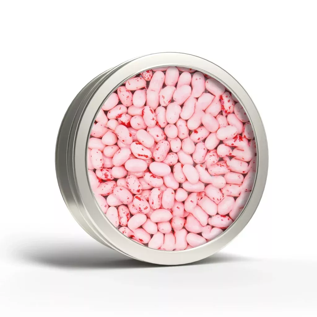 Jelly Belly Strawberry Cheesecake (Jelly Beans) Round Tin
