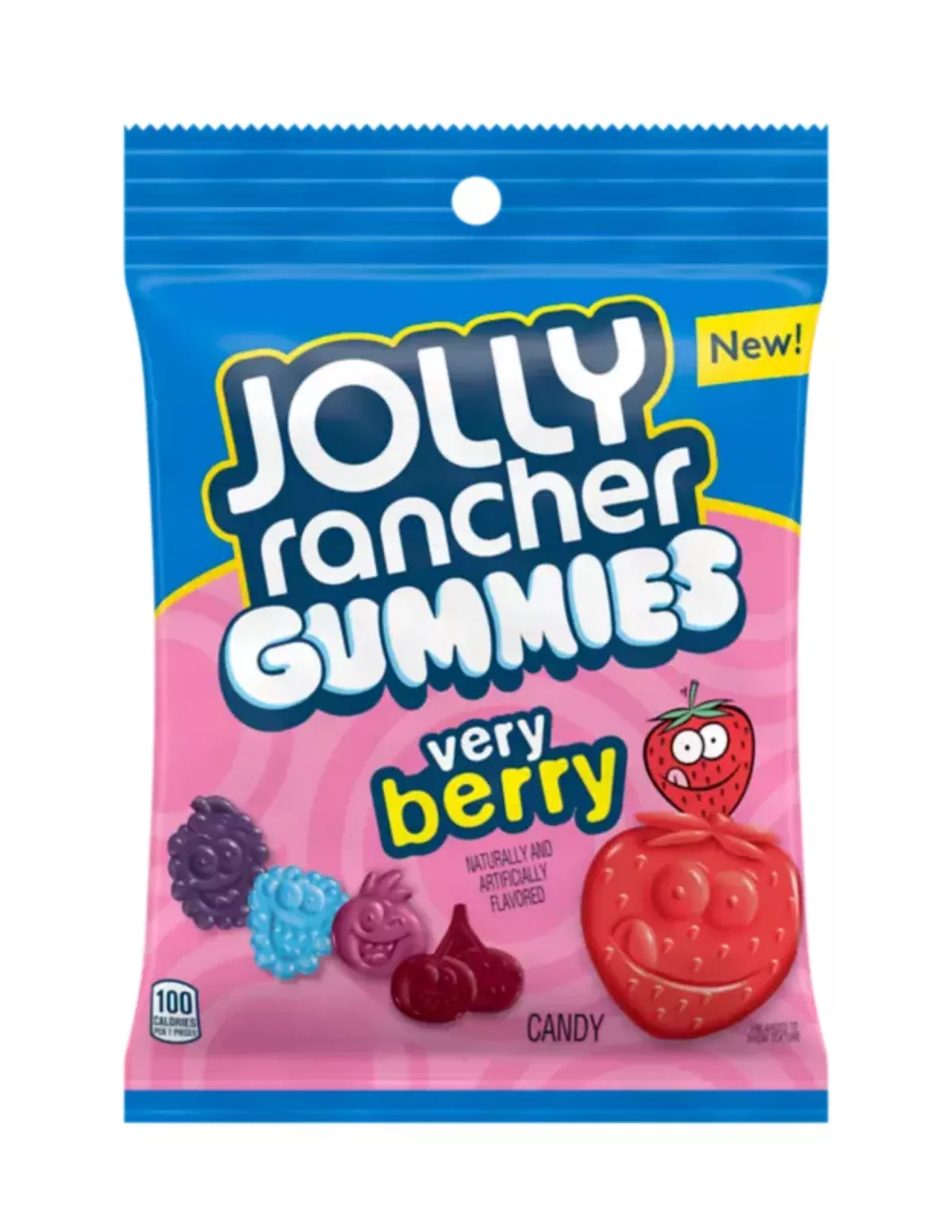 Jolly Ranch Gummies Very Berry Peg Bag 6.5 oz Single Bag