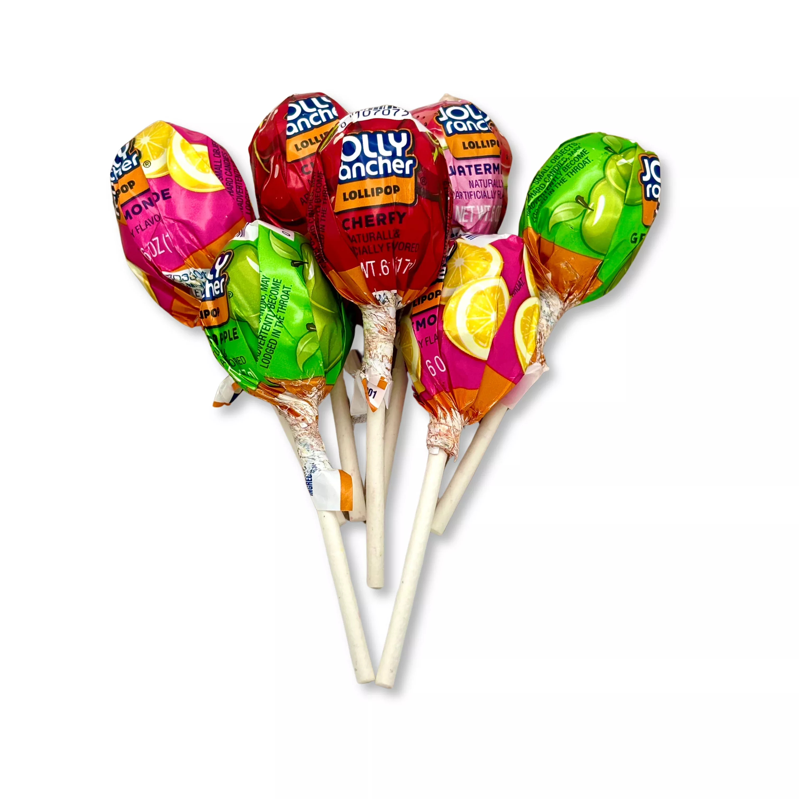 Jolly Rancher Assorted Flavors – Round Lollipops – Bulk Value Bag – 1 lb