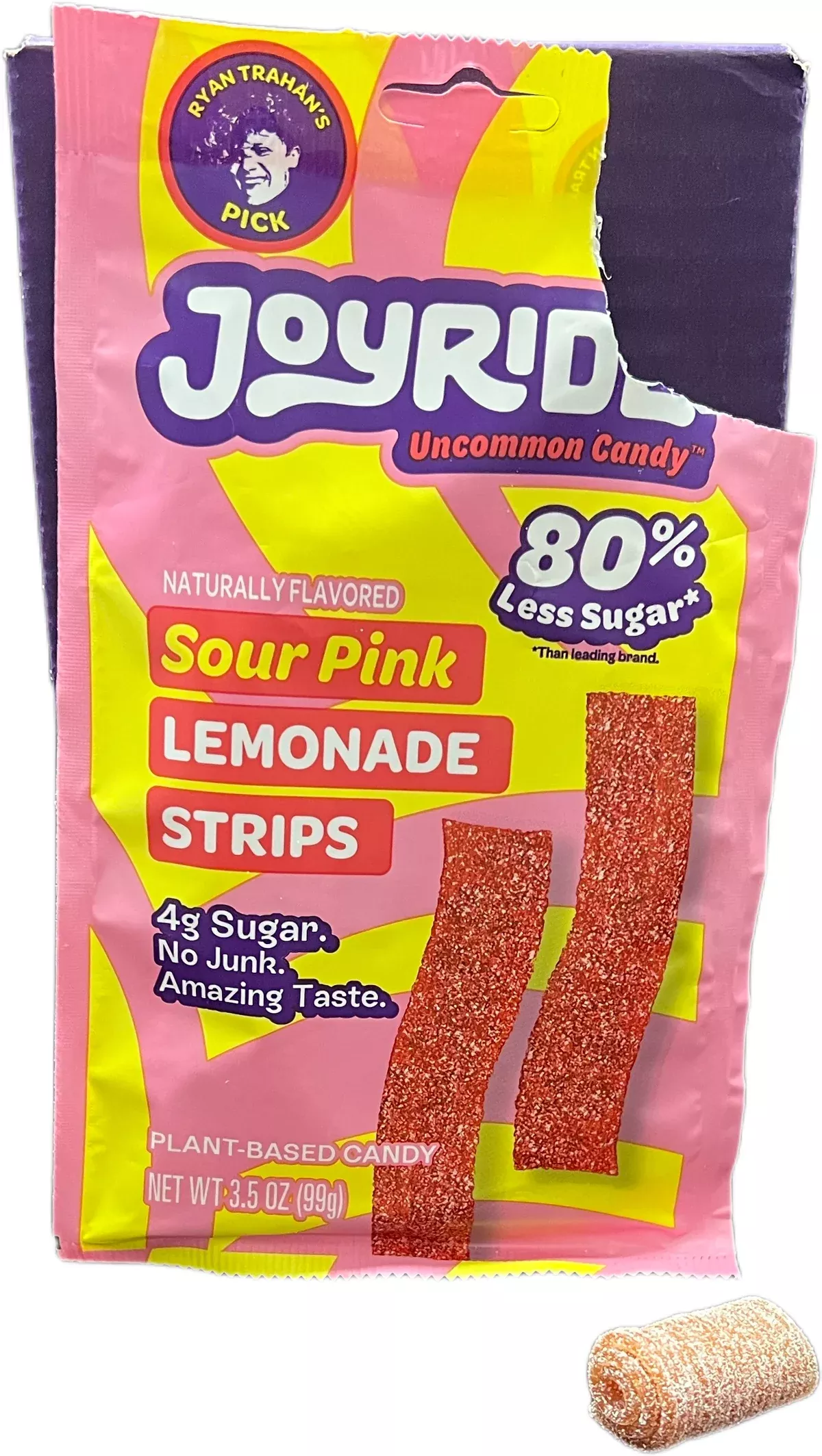 Joyride 3.5oz Bag Sour Pink Lemonade Strips