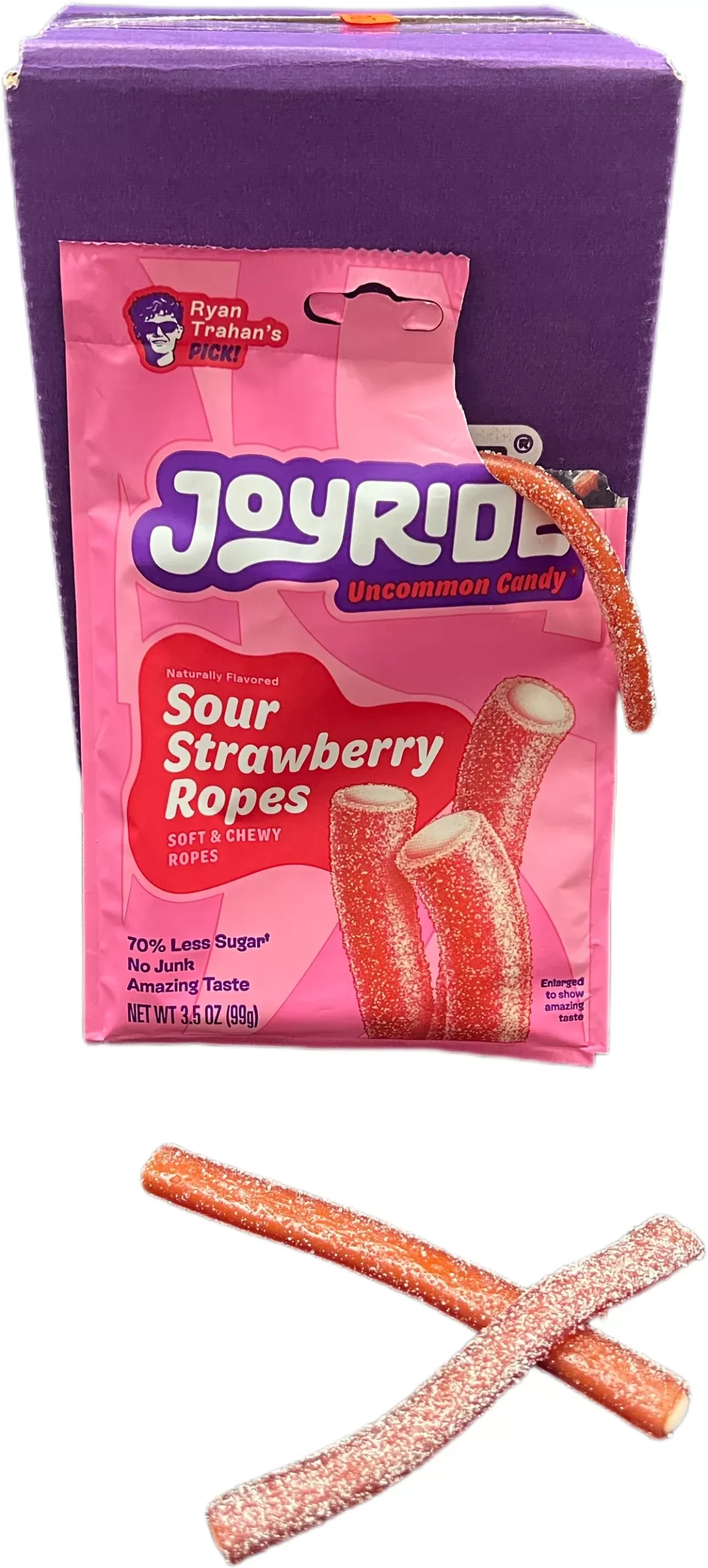 Joyride 3.5oz Bag Sour Strawberry Ropes