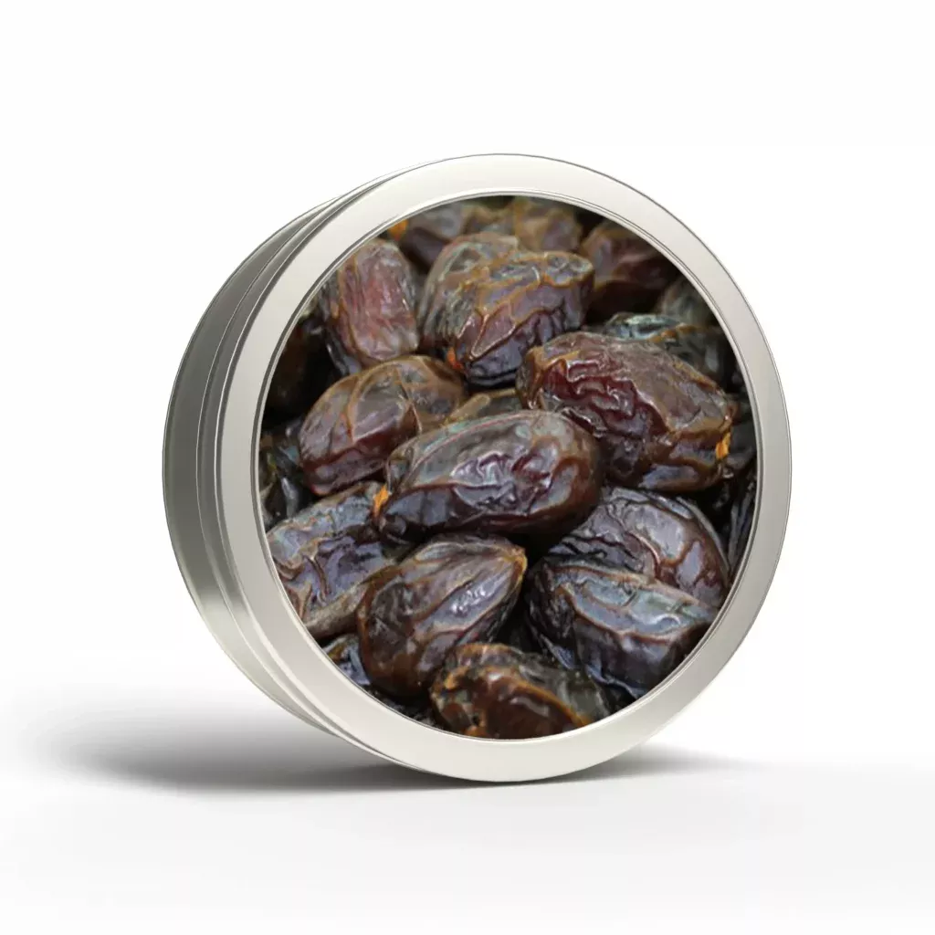 Jumbo Medjool Dates Round Tin