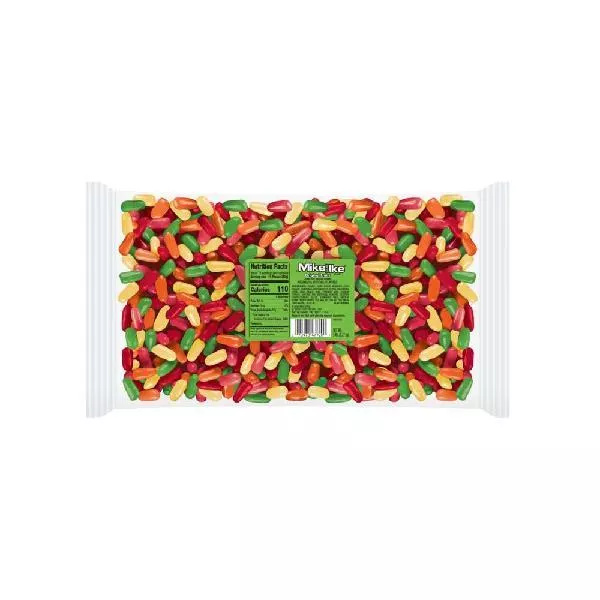 Just Born Mike and Ike Original Fruits Bulk Ctcase 5 Pound Each - 6 Per Case