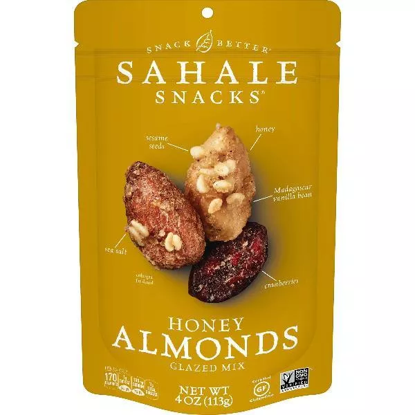 Kar's Nuts Sahale Almond Honey Count 4 Ounce Size - 6 Per Case
