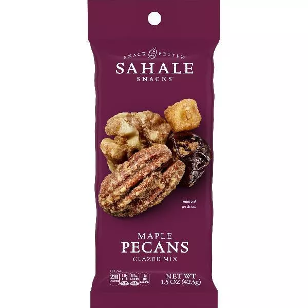 Kar's Nuts Sahale Maple Pecans Glazed Mix 1.5 Ounce Size - 18 Per Case