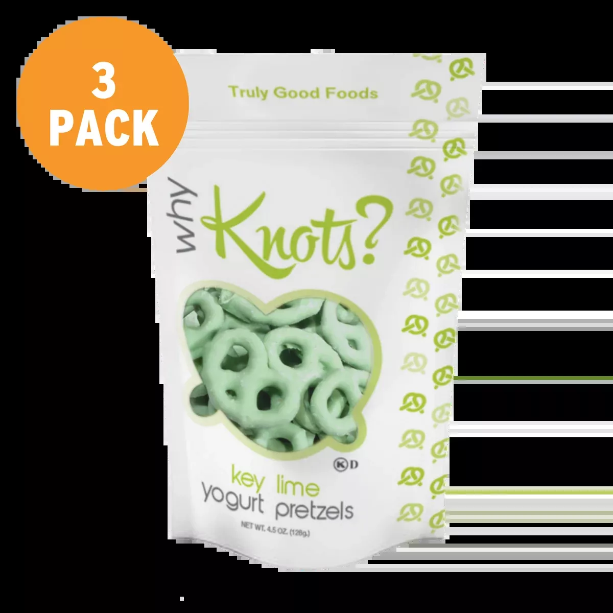 Key Lime Yogurt Pretzels – 3 pack, 4.5oz SUR bags