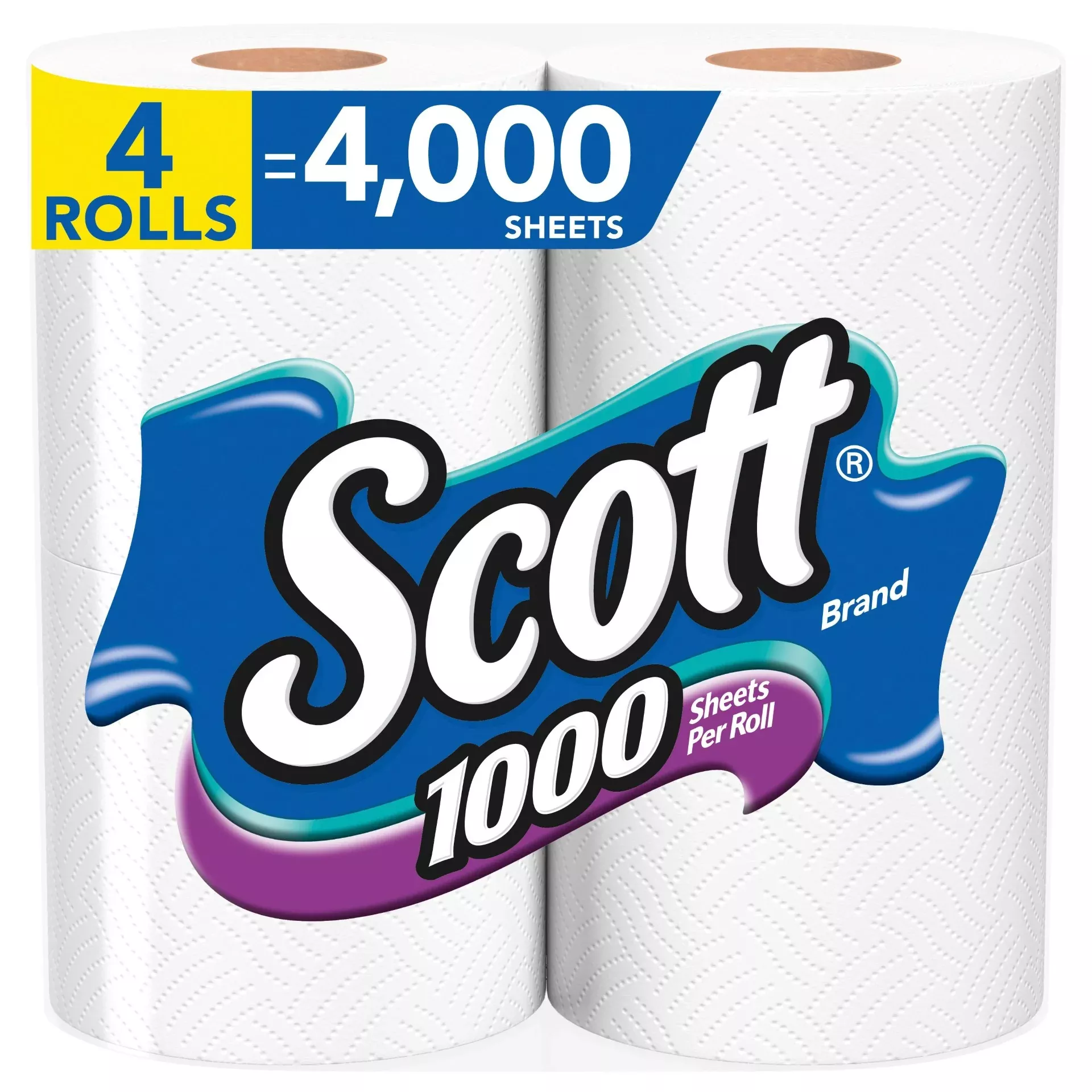 Kimberly Clark Scott Bath Tissue 4 Pack 1000 Fsc Mix - 4000 Count - 12 Per Case