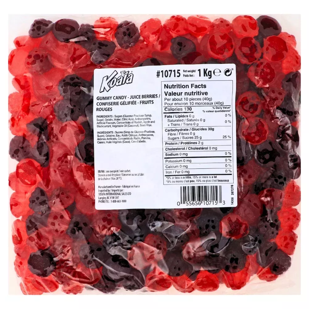 Koala Juice Berries Candies- 1 kg