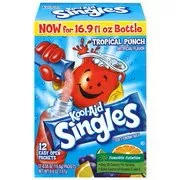 Kool-Aid Tropical Punch Drink Mix Singles, 12Ct(Pack Of 2)