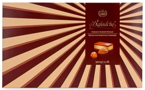 Kras Bajadera Hazelnut Almond Nougat, 1.1 lb | 500g
