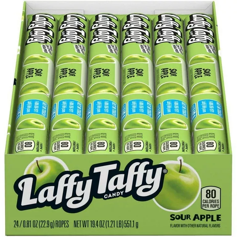 Laffy Taffy Rope Apple Boxes 24ct