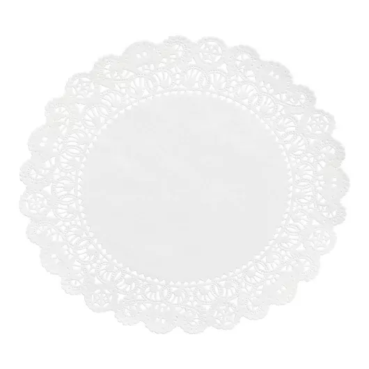 Lapaco 8 Inch Normandy Lace Doilies 500 Each - 10 Per Case