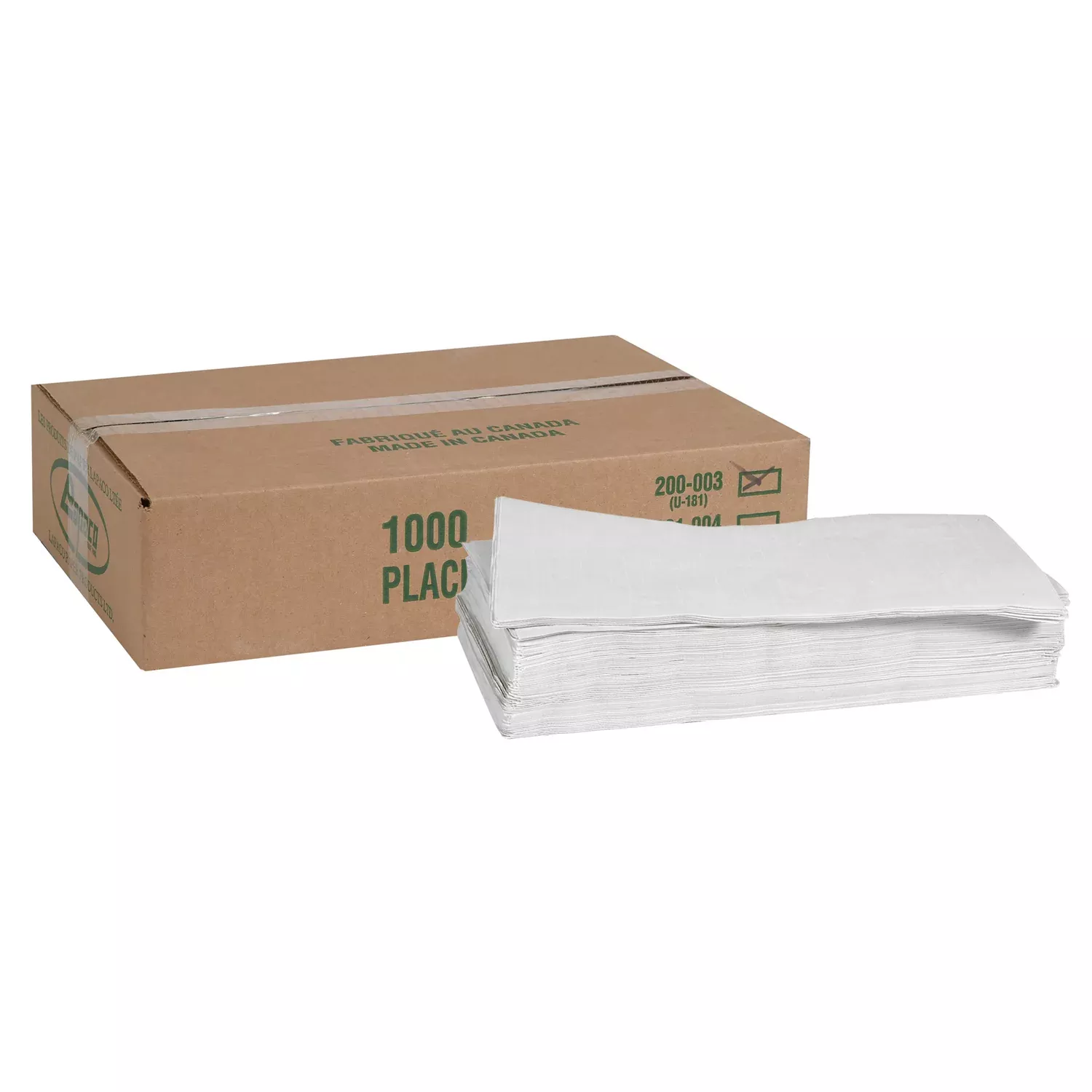 Lapaco Placemat 10 X 14 Lw Straight Edge - 1 Per Case