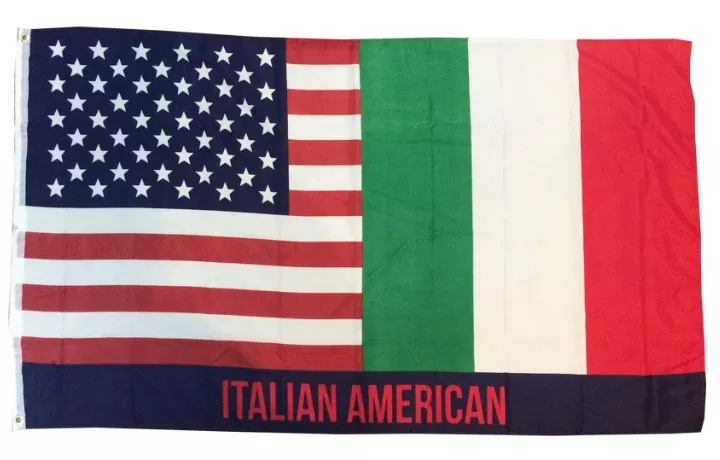 Large 3'x5' Italian-American Flag