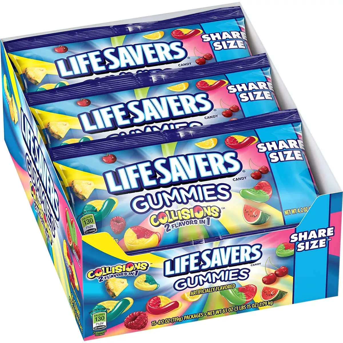 Life Savers Gummi Collisions King 15 Per Box