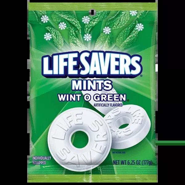 Life Savers Mints Wint O Green - 6.25-oz. Bag