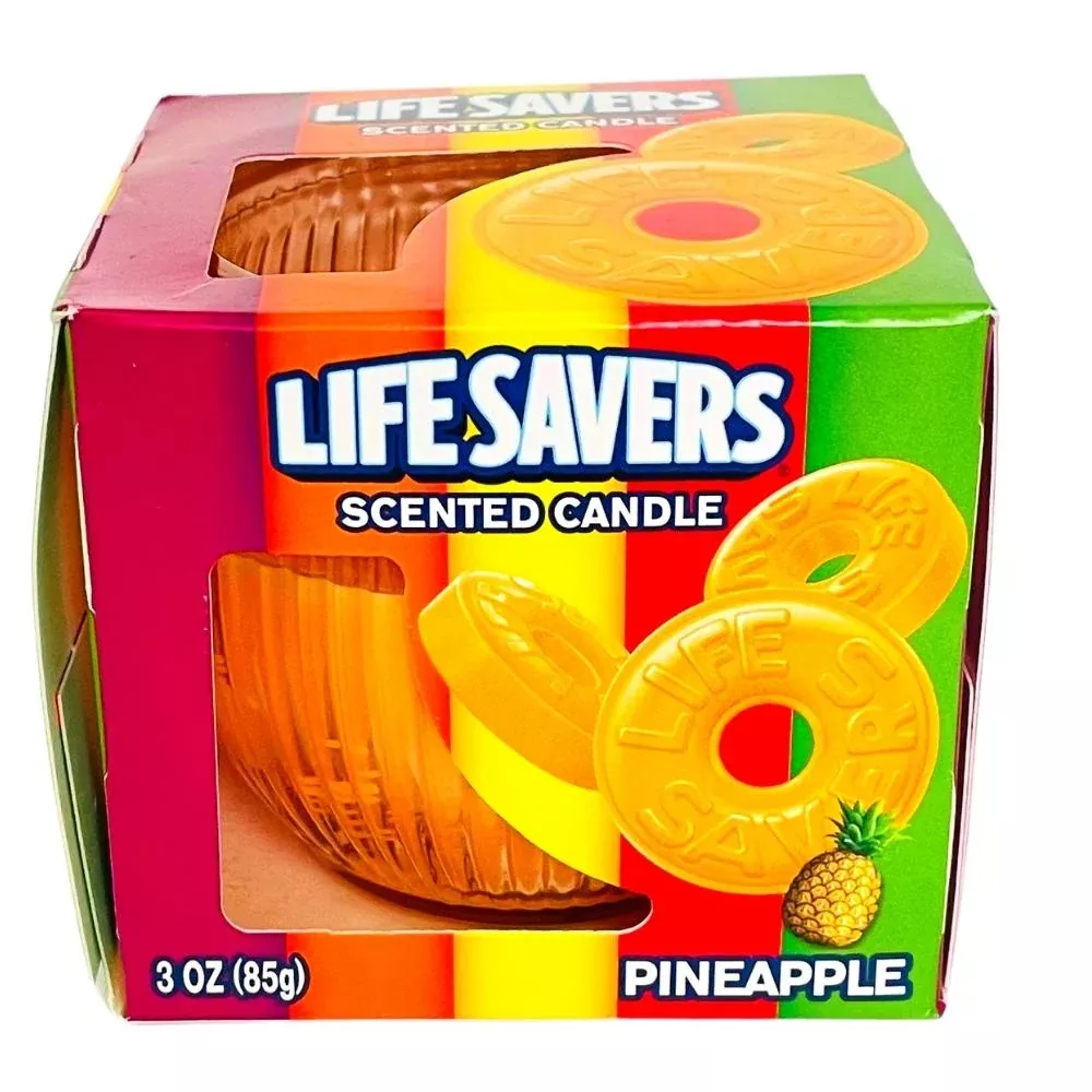 Lifesavers Scented Candle - Pineapple 85g