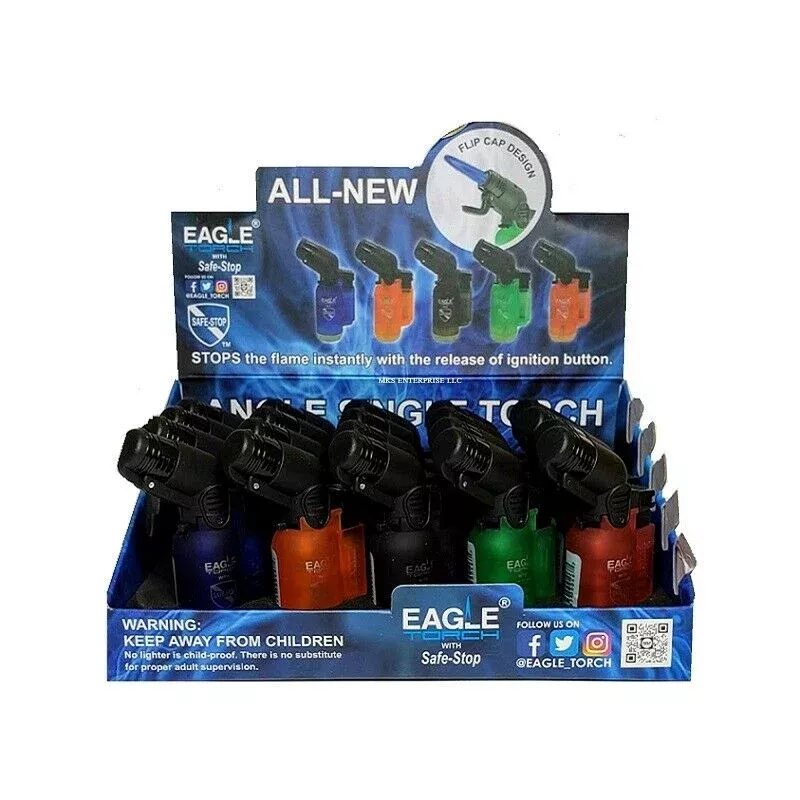 Lighter Torch Eagle W/angle 20 Per Box