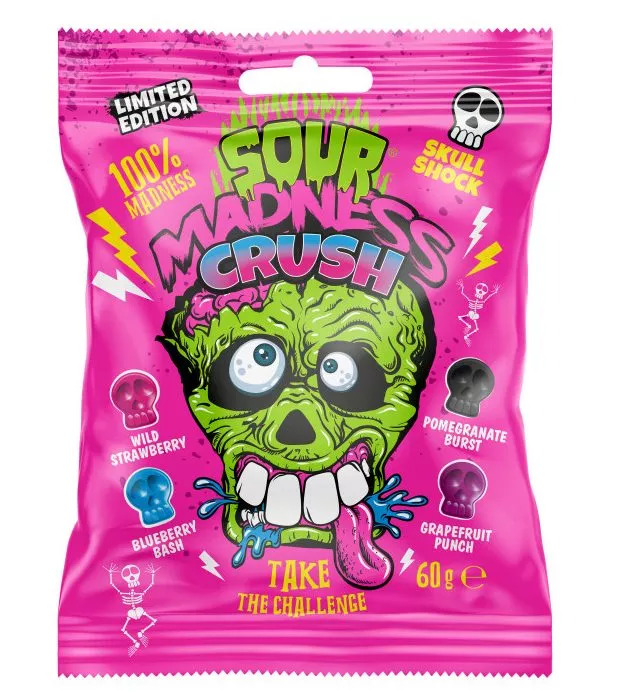 Limited Import - Sour Madness Crush Candy 60