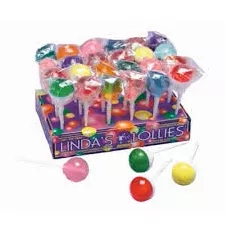 Linda's Lollies Lollipops 96 Count Bulk