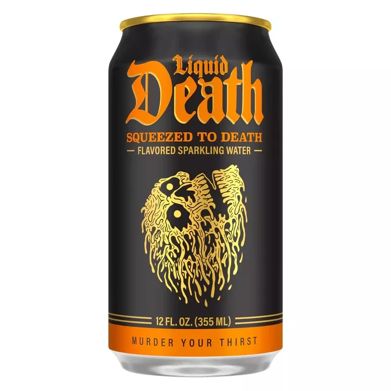 Liquid Death Squeezed to Death Sparkling Water, 12fl oz