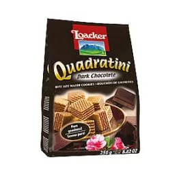 Loacker- Dark Chocolate 8,8 Oz