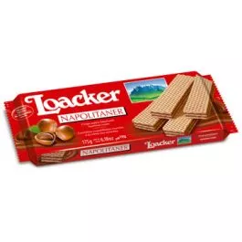 Loacker- Hazelnut Wafers (175gr / 6,2 Oz)