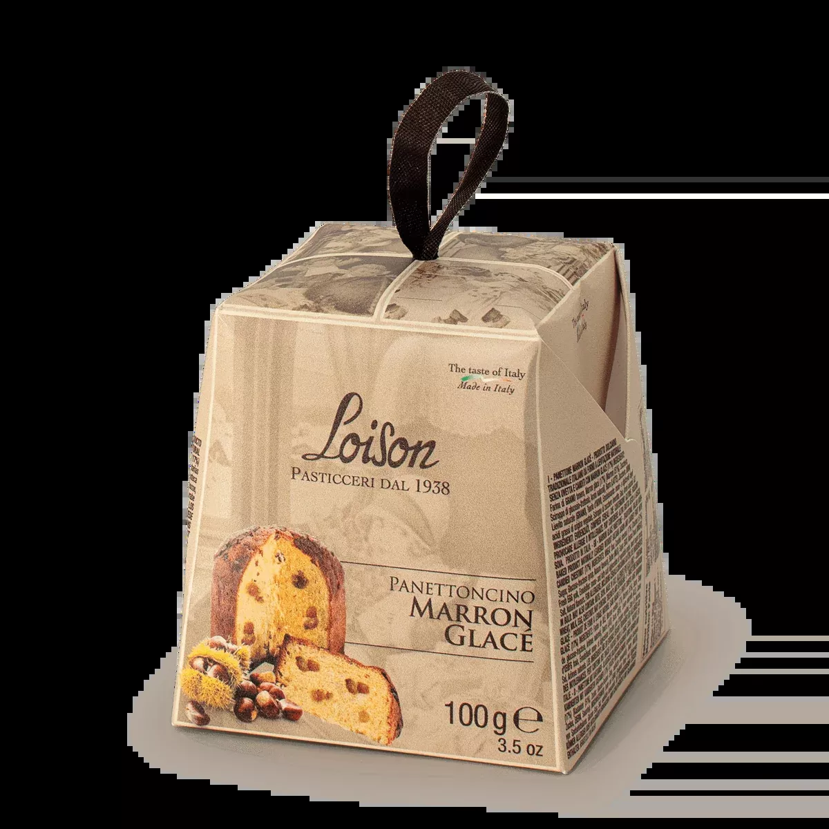Loison Mini Panettone Marron Glace, 3.5 oz | 100g