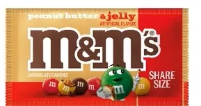 M&M PB&J King Size 2.83 Boxes 24ct