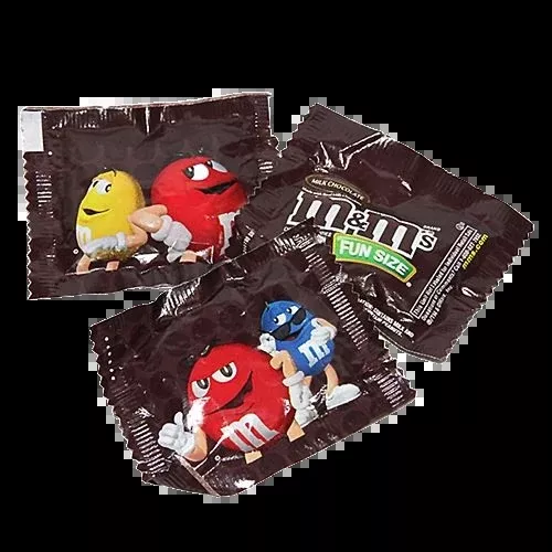 M&M 's Milk Chocolate Candy Fun Size Packets Bulk Bags