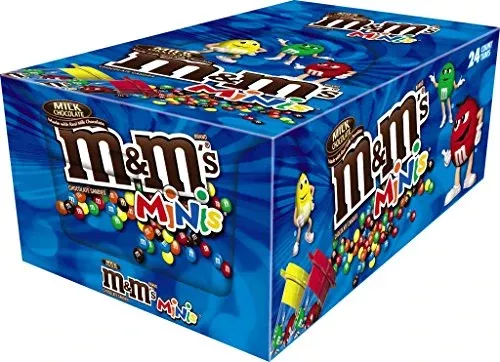 M&M'S Minis Mega Tubes King 24 Per Box