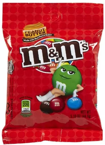 M&M's Peanut Butter Peg Bag 5 oz Single Bag