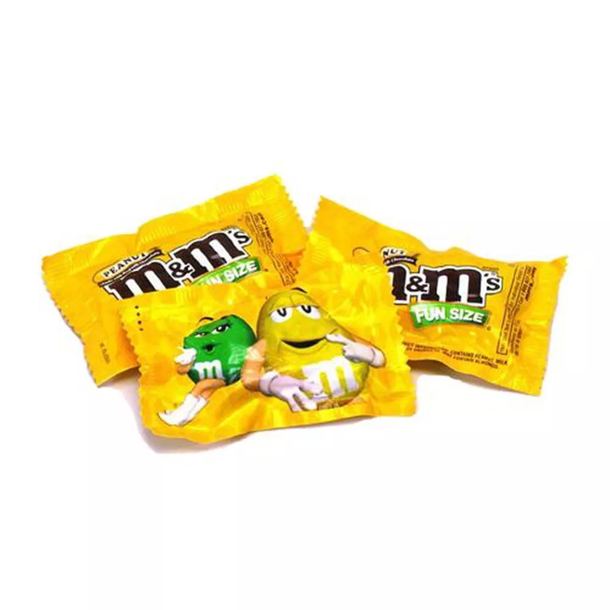 M&M's Peanut Chocolate Candies Fun Size Packets - 3 LB Bulk Bag