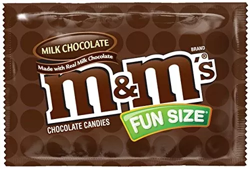 M&M'S Plain Fun Size Bulk 686pcs 20 lb Single Case