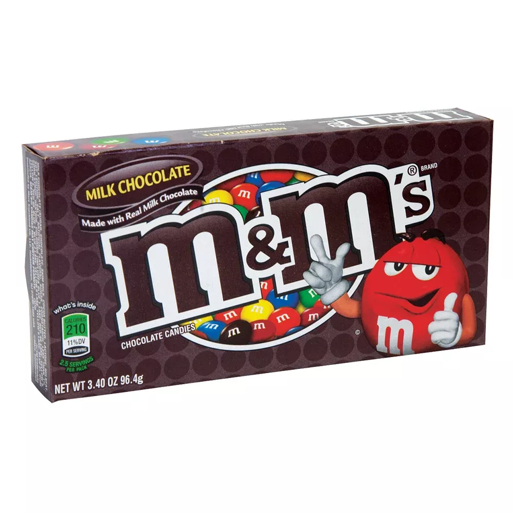 M&M's Theater Boxes - 12ct Milk Chocolate