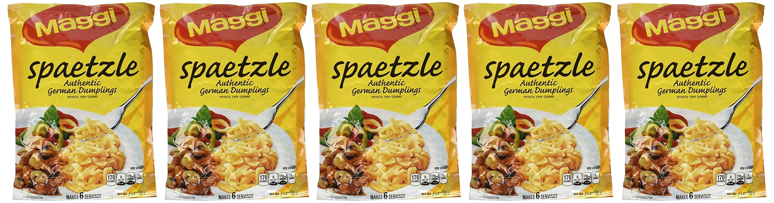 Maggi Spaetzle Noodles, 10.5 Oz (Pack Of 5)