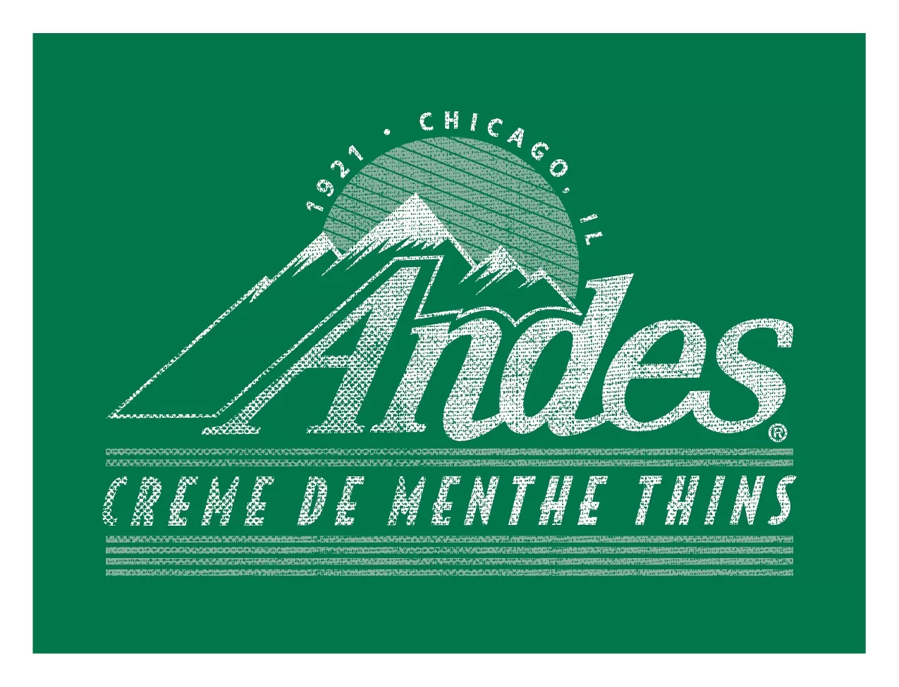 Magnet - Andes Mints, Creme De Menthe Thins, Est 1921