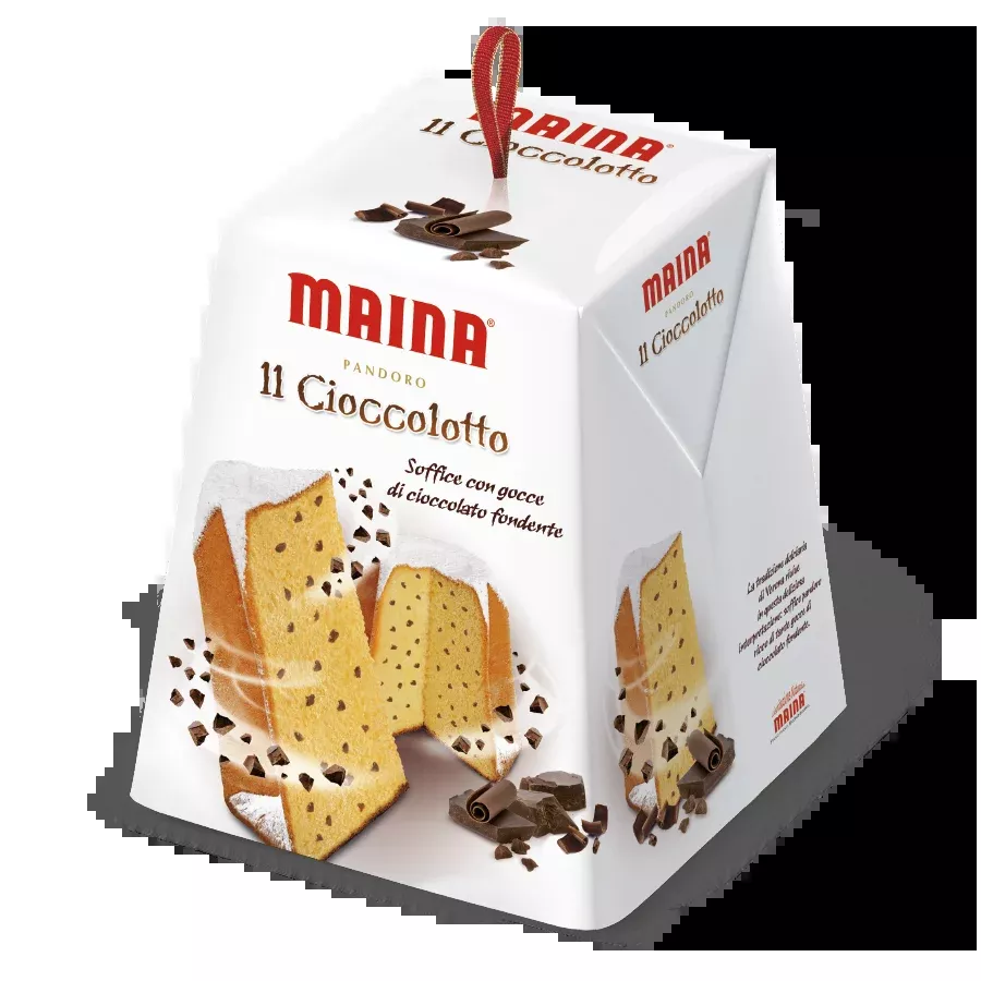 Maina Pandoro With Dark Chocolate Chips, il Cioccolotto, 26.45 oz | 750g