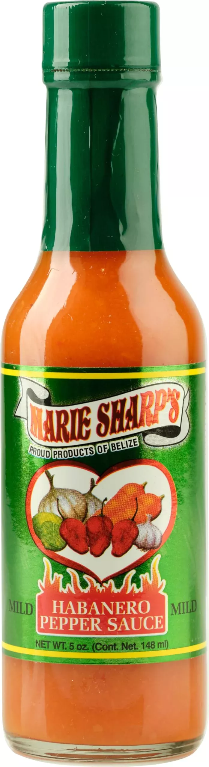 Marie Sharp'S Mild Habanero Pepper Sauce, 5 Oz