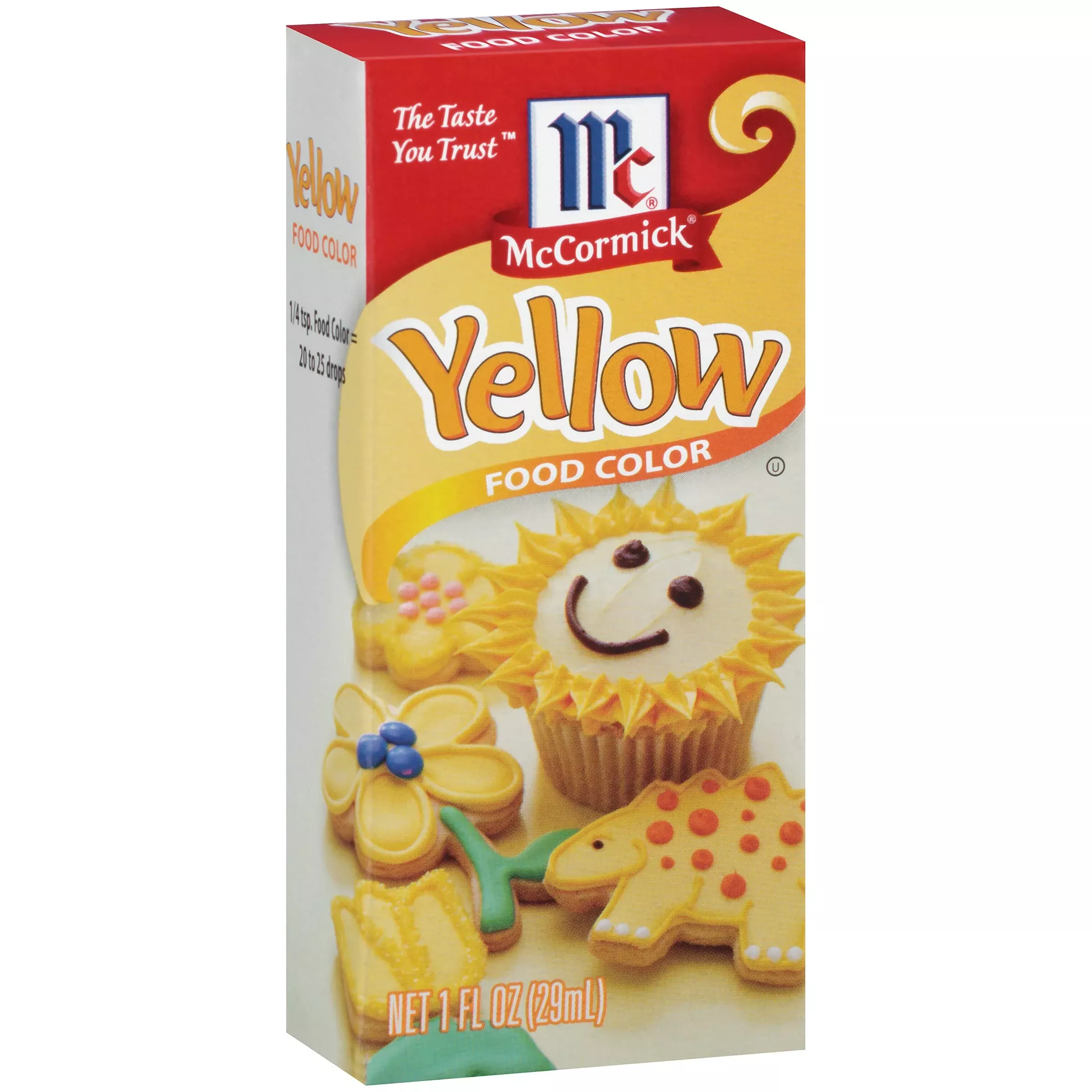 Mccormick Yellow Food Color, 1 Fl Oz